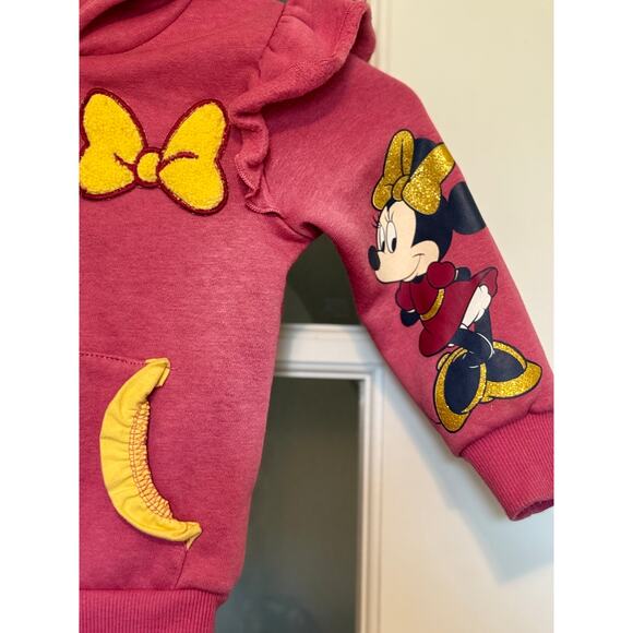 Disney Minnie Mouse pink toddler hoodie size 2T - Picture 2 of 10